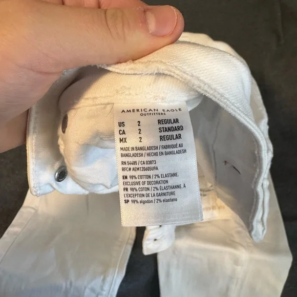American Eagle White Jeans - Picture 5 of 8